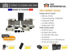 CỔNG TỰ ĐỘNG ÂM SÀN TMT HERMIT 24VDC