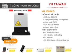 CỔNG TRƯỢT TỰ ĐỘNG YH 1500KG